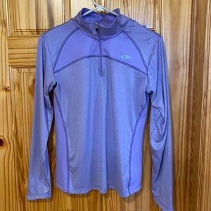 Champion lavender quarter zip shirt